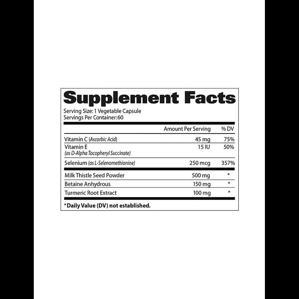 Foto 3 pulgar | Suplementos Alimenticio Limpiador Gat Liver Cleanse 60 Cápsulas