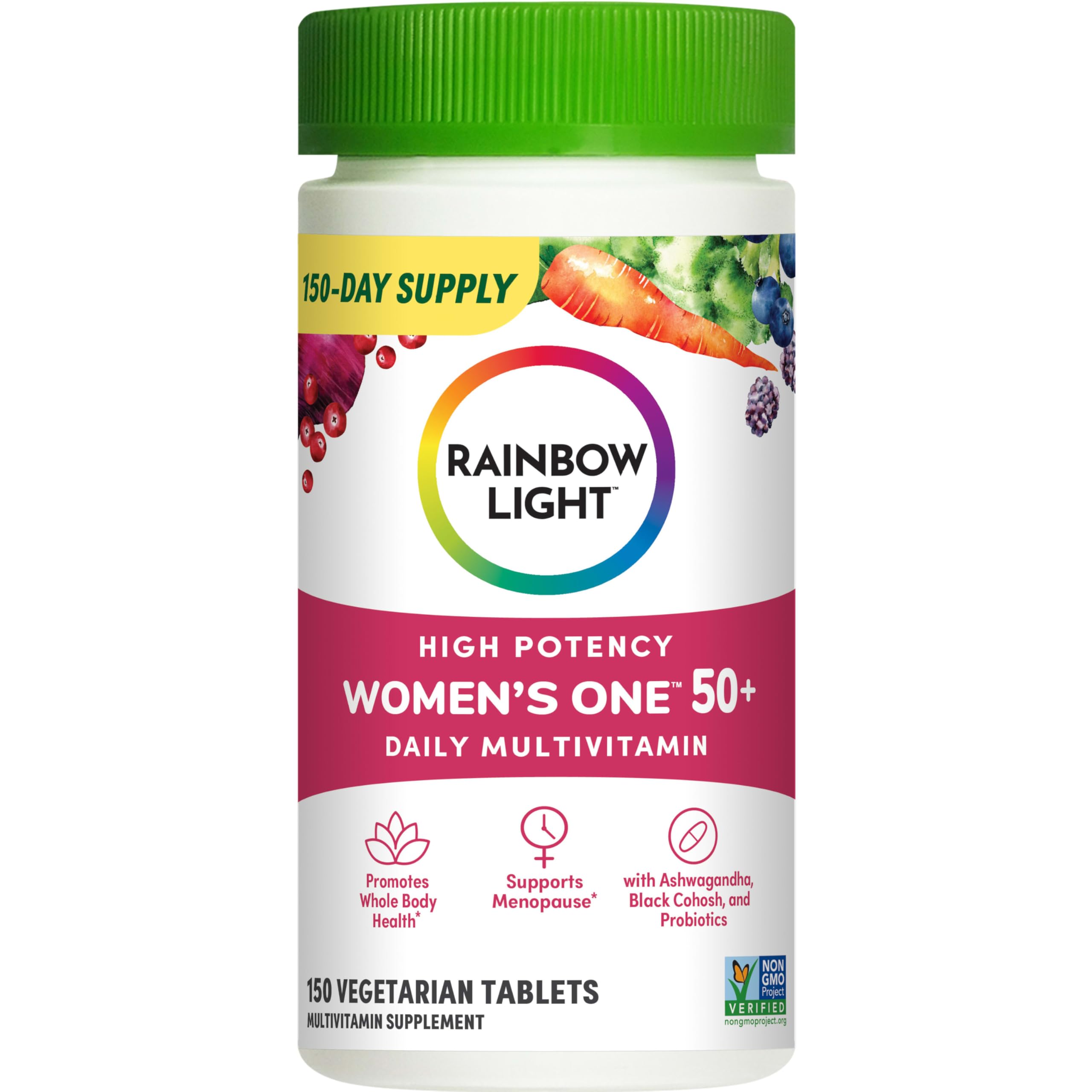 Foto 2 pulgar | Suplemento Alimenticio Multivitamínico Rainbow Light 150 Comprimidos - Venta Internacional