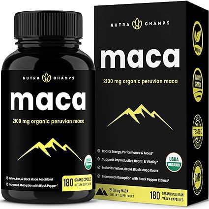 Foto 2 pulgar | Maca 2100 Mg Nutrachamps 180 Cápsulas