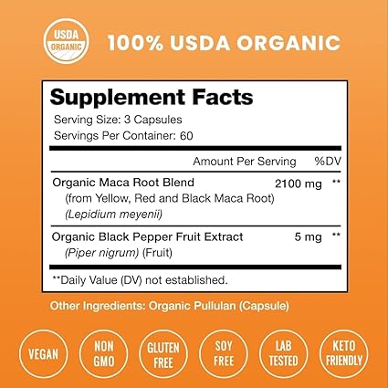Foto 3 pulgar | Maca 2100 Mg Nutrachamps 180 Cápsulas