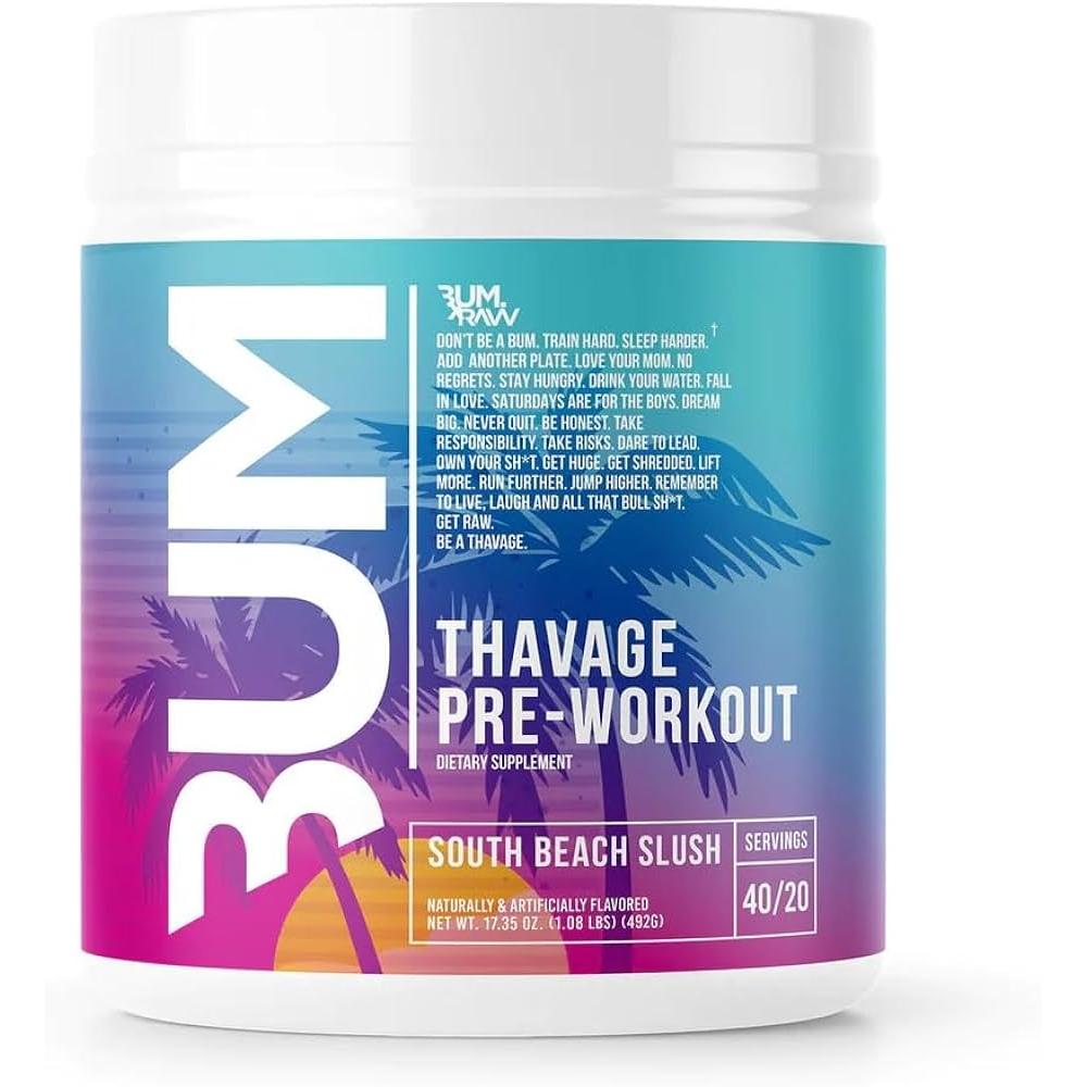 Foto 1 | Suplemento Alimenticio Pre Entrenamiento Óxido Nítrico Raw Cbum Thavage 40 Servicios