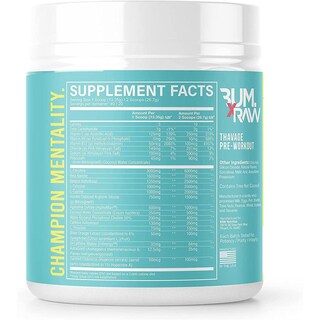 Foto 2 | Suplemento Alimenticio Pre Entrenamiento Óxido Nítrico Raw Cbum Thavage 40 Servicios