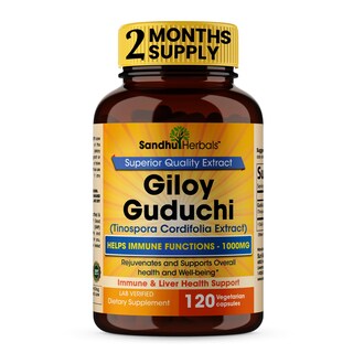 Foto 1 | Suplemento Sandhu Herbals Giloy Guduchi 120 Cápsulas - Venta Internacional