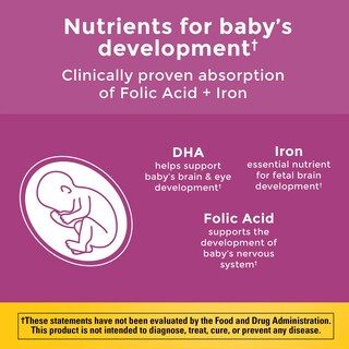Foto 2 | Suplemento Nature Made Prenatal de 110 Comprimidos-Venta Internacional