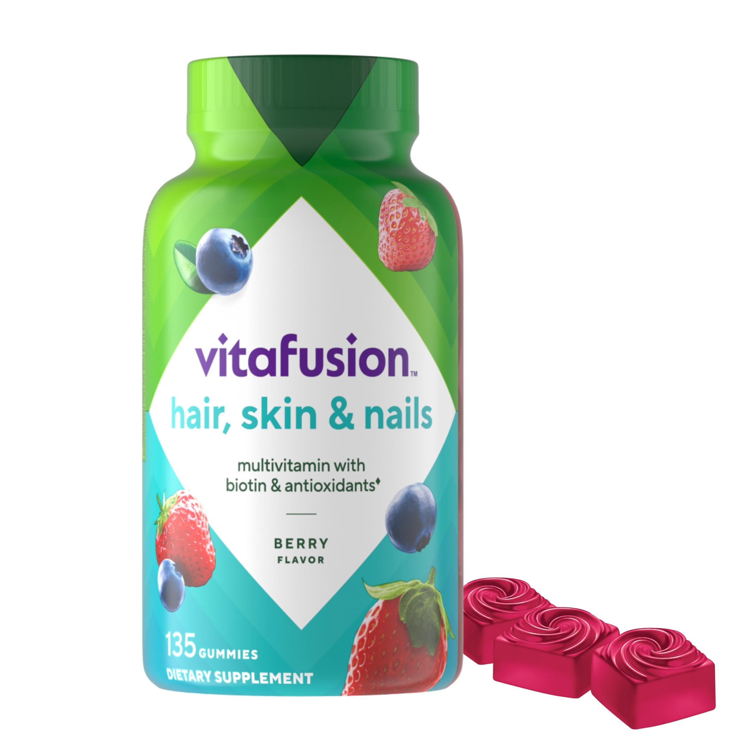 Foto 2 pulgar | Suplemento Vitafusion Gorgeous Hair, Skin & Uñas, 135 Gomitas- Venta Internacional