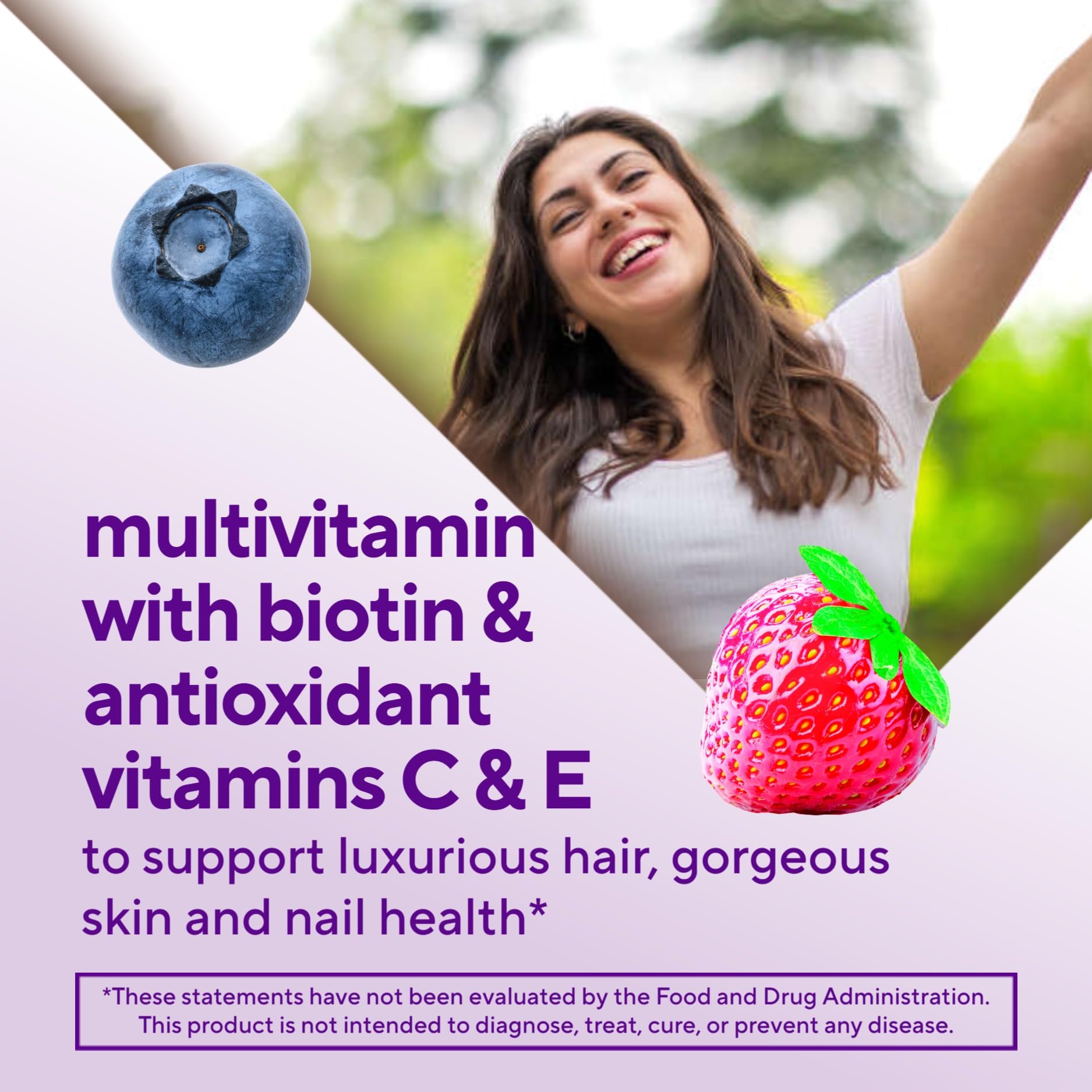 Foto 4 pulgar | Suplemento Vitafusion Gorgeous Hair, Skin & Uñas, 135 Gomitas- Venta Internacional