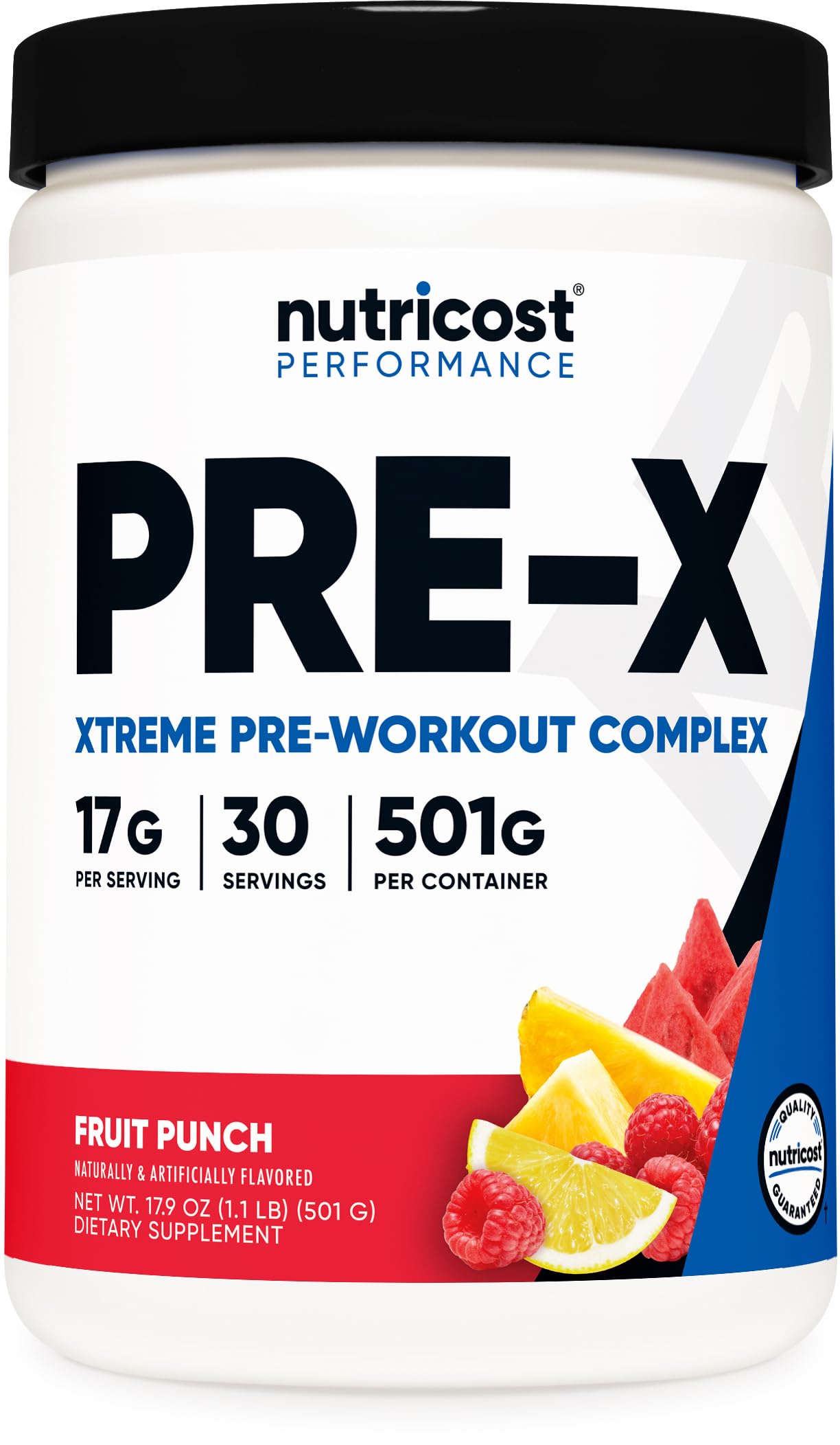 Foto 2 pulgar | Polvo Para Antes Del Entrenamiento Nutricost Pre-x Xtreme Fruit Punch, 30 Porciones - Venta Internacional.