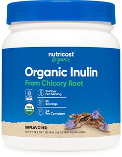 Foto 1 | Suplemento Nutricost De Inulina Orgánica En Polvo, 454 G Con 7 G De Fibra - Venta Internacional.