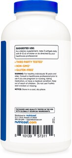 Foto 4 | Suplemento Nutricost Cla (ácido Linoleico Conjugado) 2,4 G 240 Cápsulas Blandas - Venta Internacional.