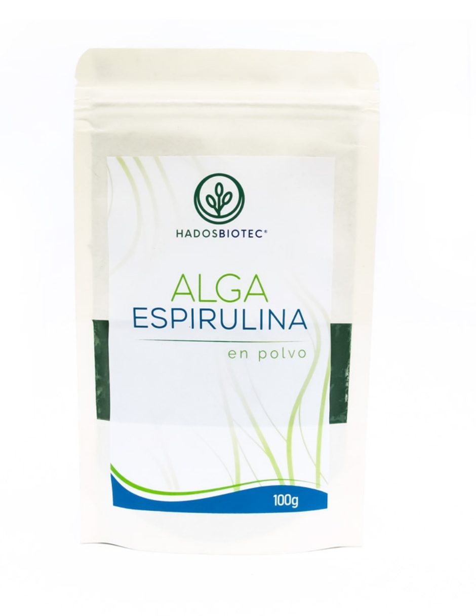 Foto 3 pulgar | Alga Espirulina En Polvo Hadosbiotec Pack 3 Piezas 100 G C/u Ingredientes Naturales 100% Alga Espirulina Sin Conservad