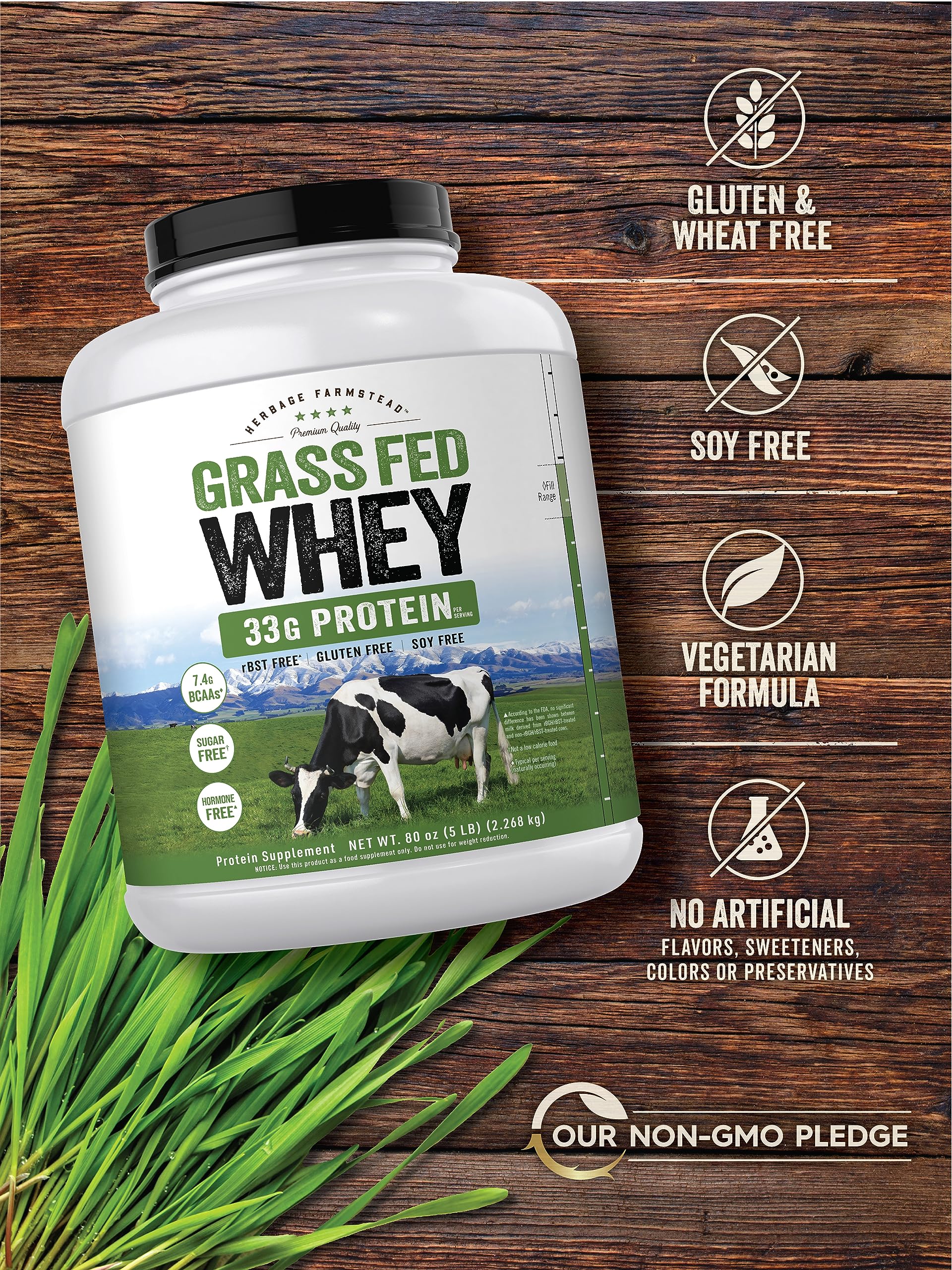 Foto 5 | Proteína De Suero En Polvo Carlyle Grass Fed, 2,27 Kg, 33 G De Proteína - Venta Internacional.