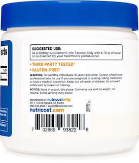 Foto 4 | Suplemento Nutricost N-acetil L-cisteína (nac) En Polvo 250 G - Venta Internacional.