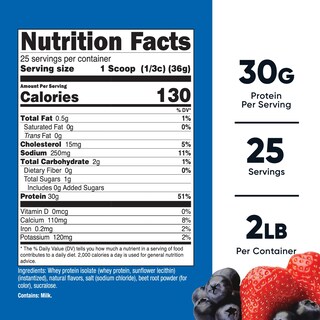 Foto 2 | Proteína De Suero Aislada Nutricost Fresa Acai, 2 Kg - Venta Internacional.