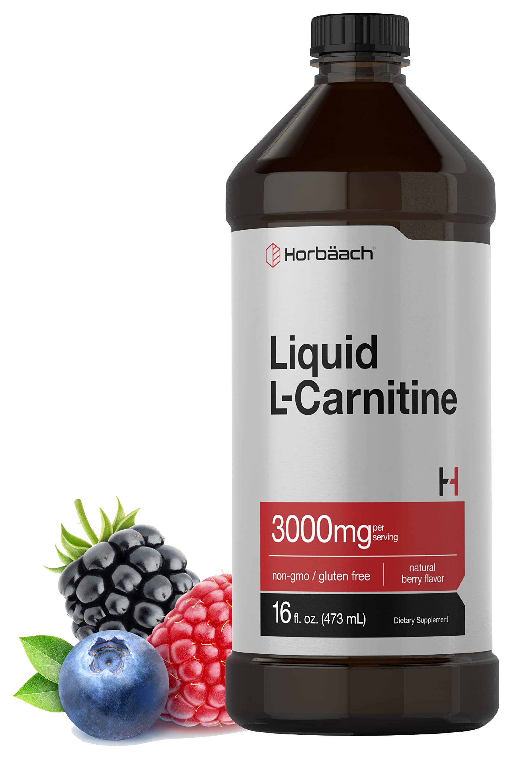 Foto 2 pulgar | Suplemento Horbäach L-carnitina Líquido 473 Ml 3000 Mg - Venta Internacional.