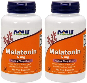 Foto 1 | Suplemento Now Foods, Melatonina De Alta Potencia, 5 Mg, 360 Cápsulas - Venta Internacional.