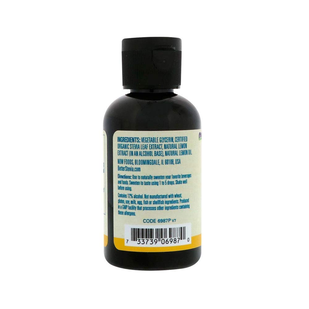 Foto 4 pulgar | Edulcorante Now Foods Better Stevia Liquid Lemon Twist 60 Ml - Venta Internacional.