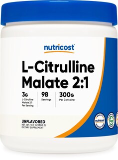 Foto 1 | Suplemento Nutricost De Malato De L-citrulina (2:1) En Polvo, 300 G - Venta Internacional.