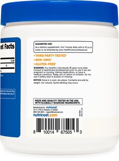 Foto 4 | Suplemento Nutricost De Malato De L-citrulina (2:1) En Polvo, 300 G - Venta Internacional.