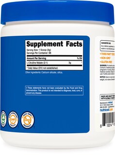 Foto 5 | Suplemento Nutricost De Malato De L-citrulina (2:1) En Polvo, 300 G - Venta Internacional.