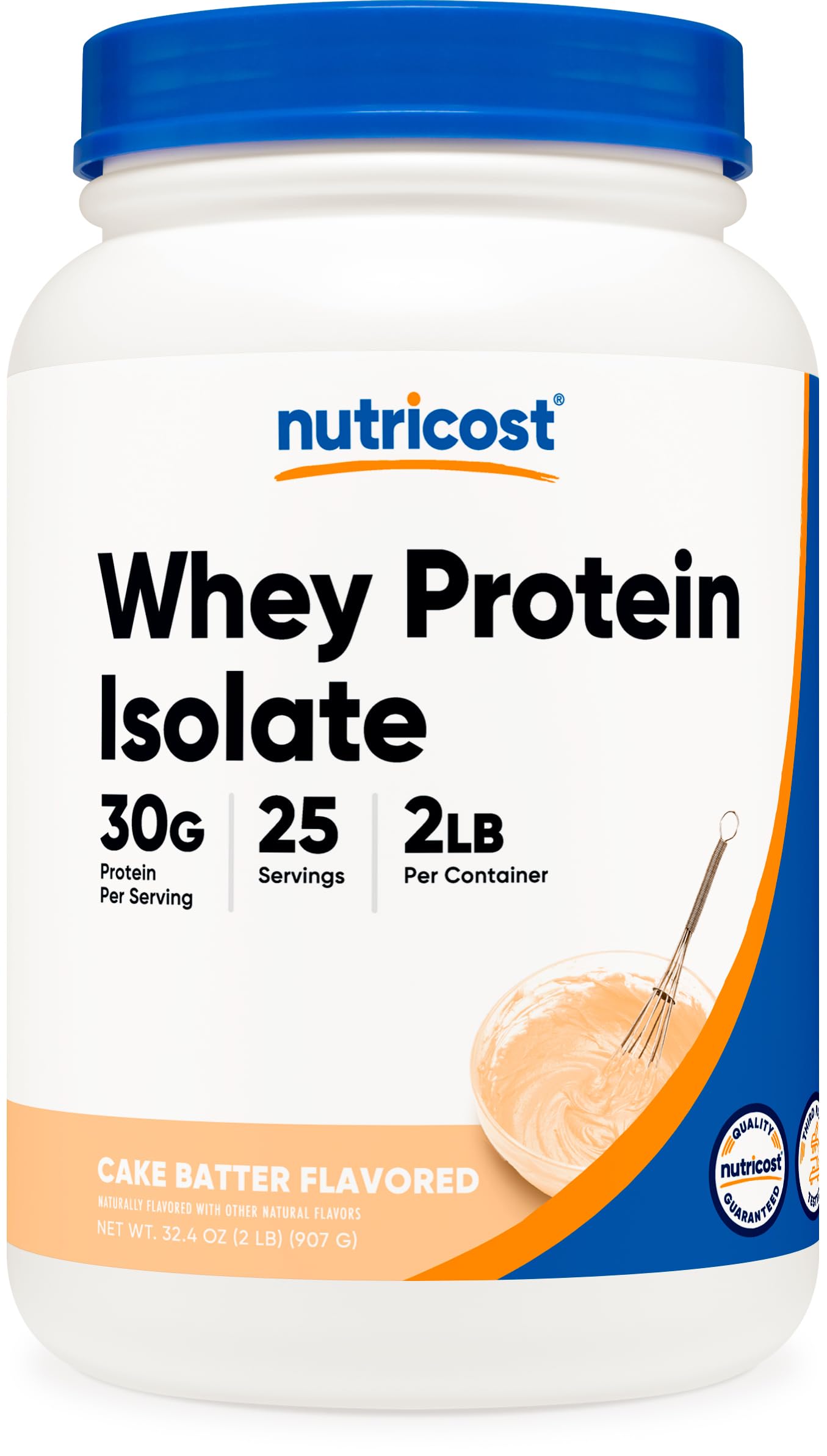 Rebozado Para Tartas Con Proteína En Polvo Nutricost Whey Isolate, 1 Kg - Venta Internacional.
