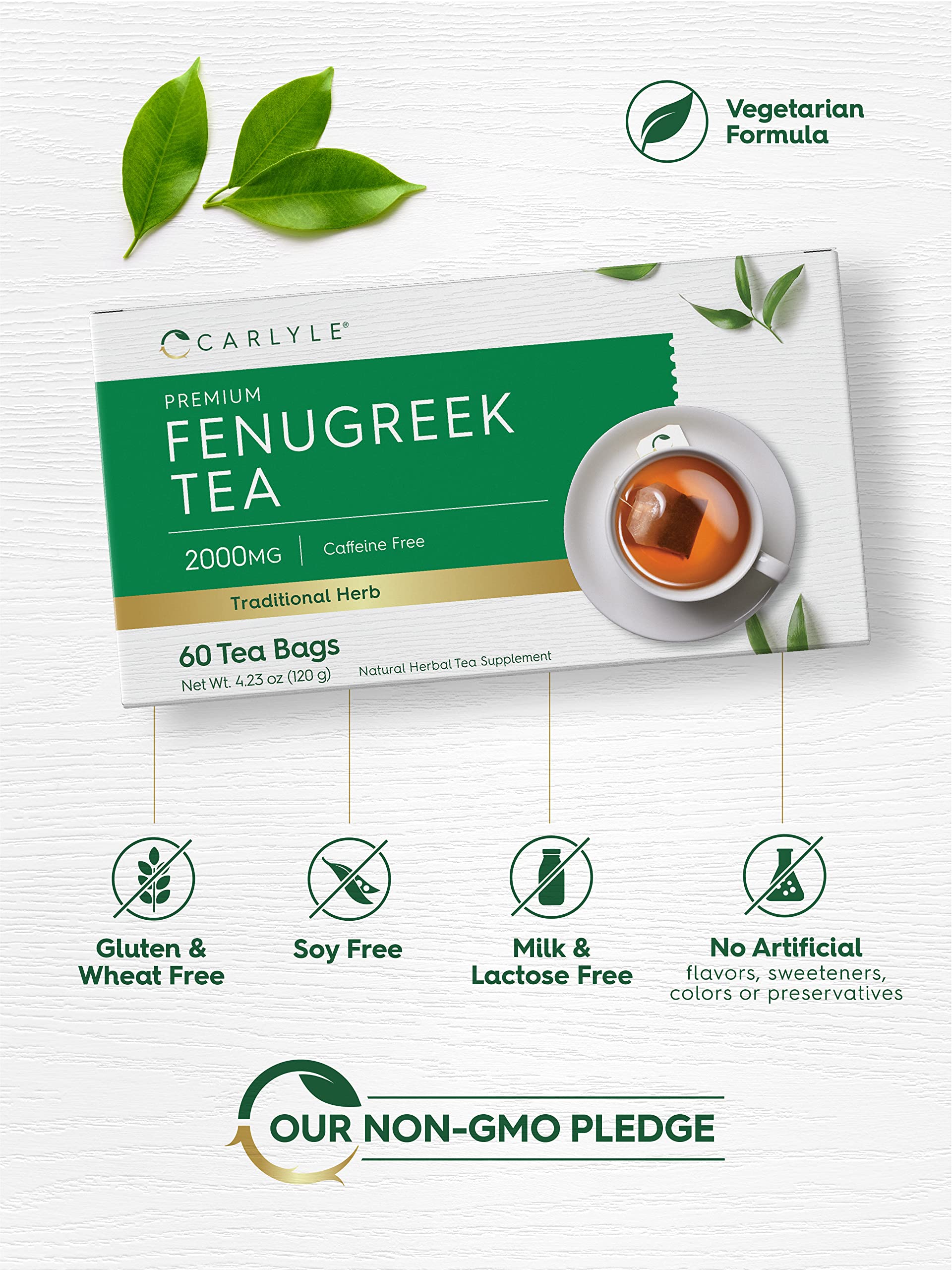 Foto 5 pulgar | Té De Hierbas Carlyle Con Semillas De Alholva, 60 Bolsitas - Venta Internacional.