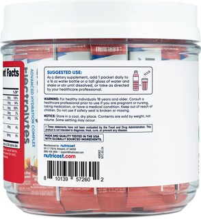 Foto 4 | Paquete De 40 Barras Nutricost Advanced Hydration Complex De Electrolytes Complex - Venta Internacional.
