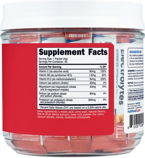 Foto 5 | Paquete De 40 Barras Nutricost Advanced Hydration Complex De Electrolytes Complex - Venta Internacional.