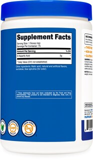 Foto 5 | Suplemento Nutricost De Ácido D-aspártico (daa) En Polvo, 300 G De Frambuesa Azul - Venta Internacional.