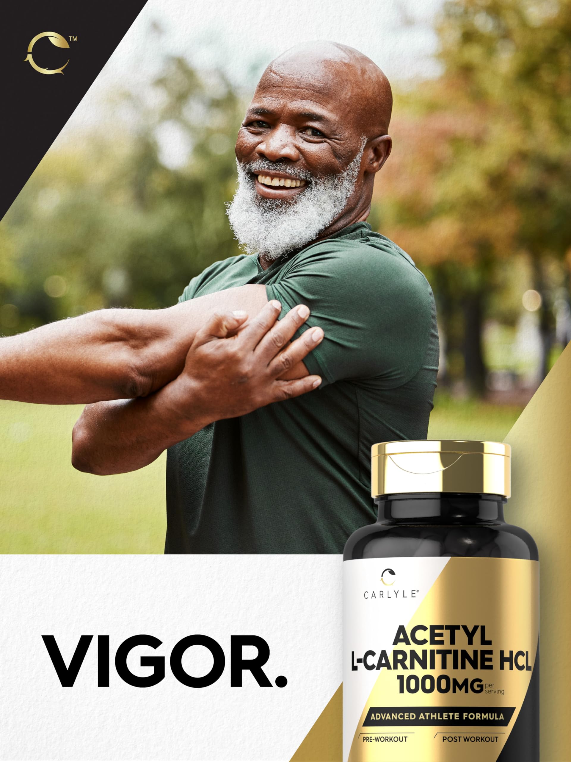 Foto 7 | Suplemento Carlyle Acetil L-carnitina Hcl En Cápsulas De 1000 Mg, 100 Unidades - Venta Internacional.
