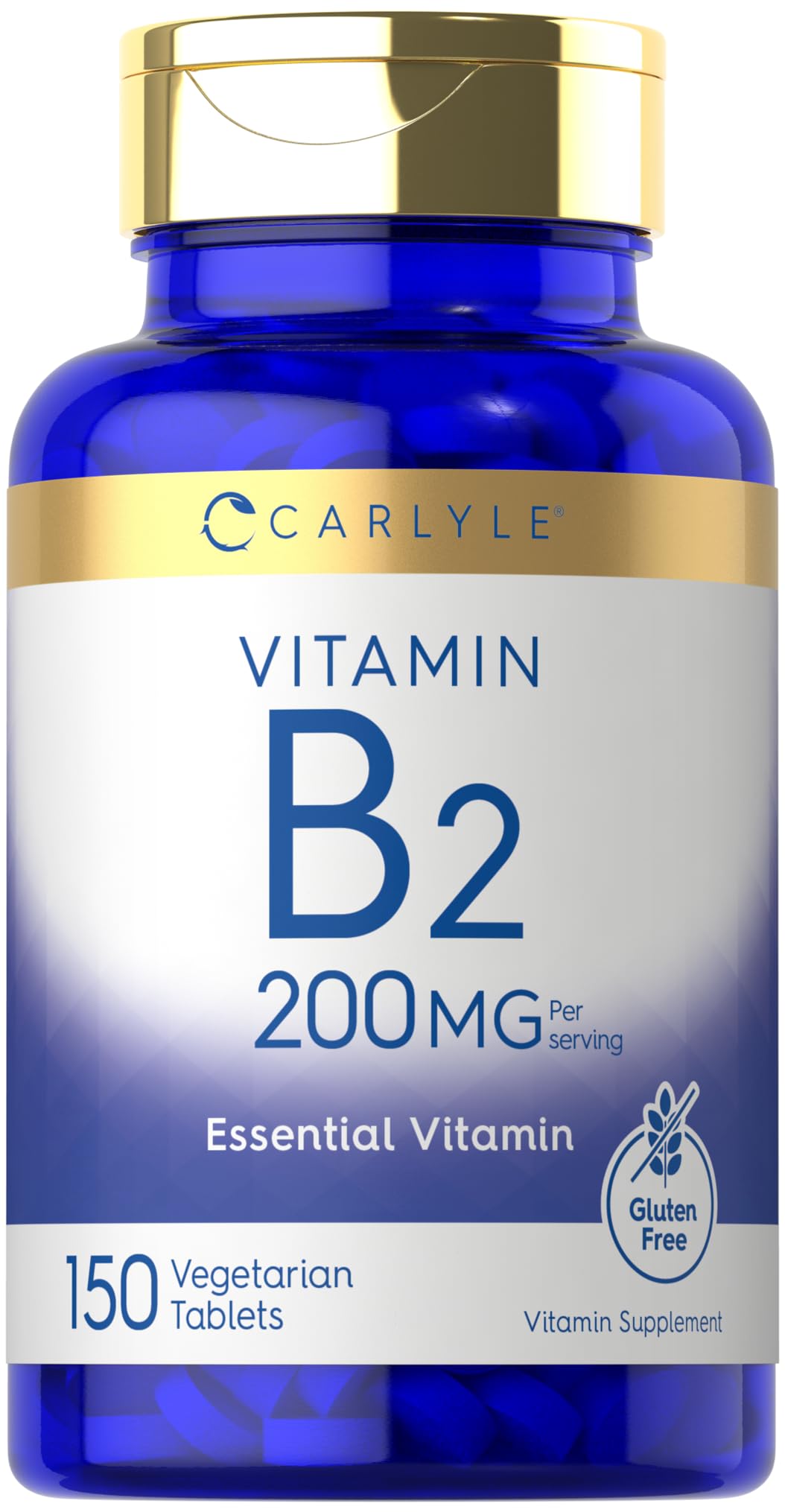 Foto 2 pulgar | Suplemento Carlyle De Vitamina B-2 Y Riboflavina, 200 Mg, 150 Tabletas - Venta Internacional.