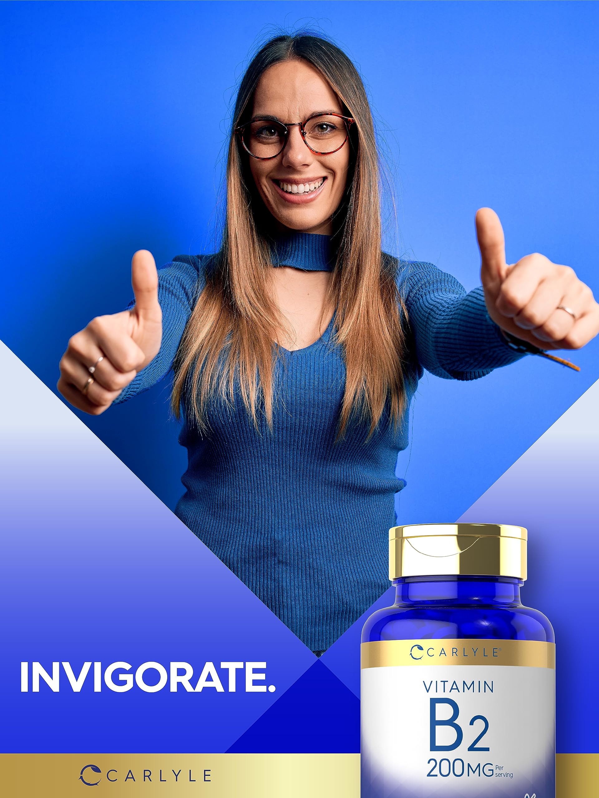 Foto 8 pulgar | Suplemento Carlyle De Vitamina B-2 Y Riboflavina, 200 Mg, 150 Tabletas - Venta Internacional.