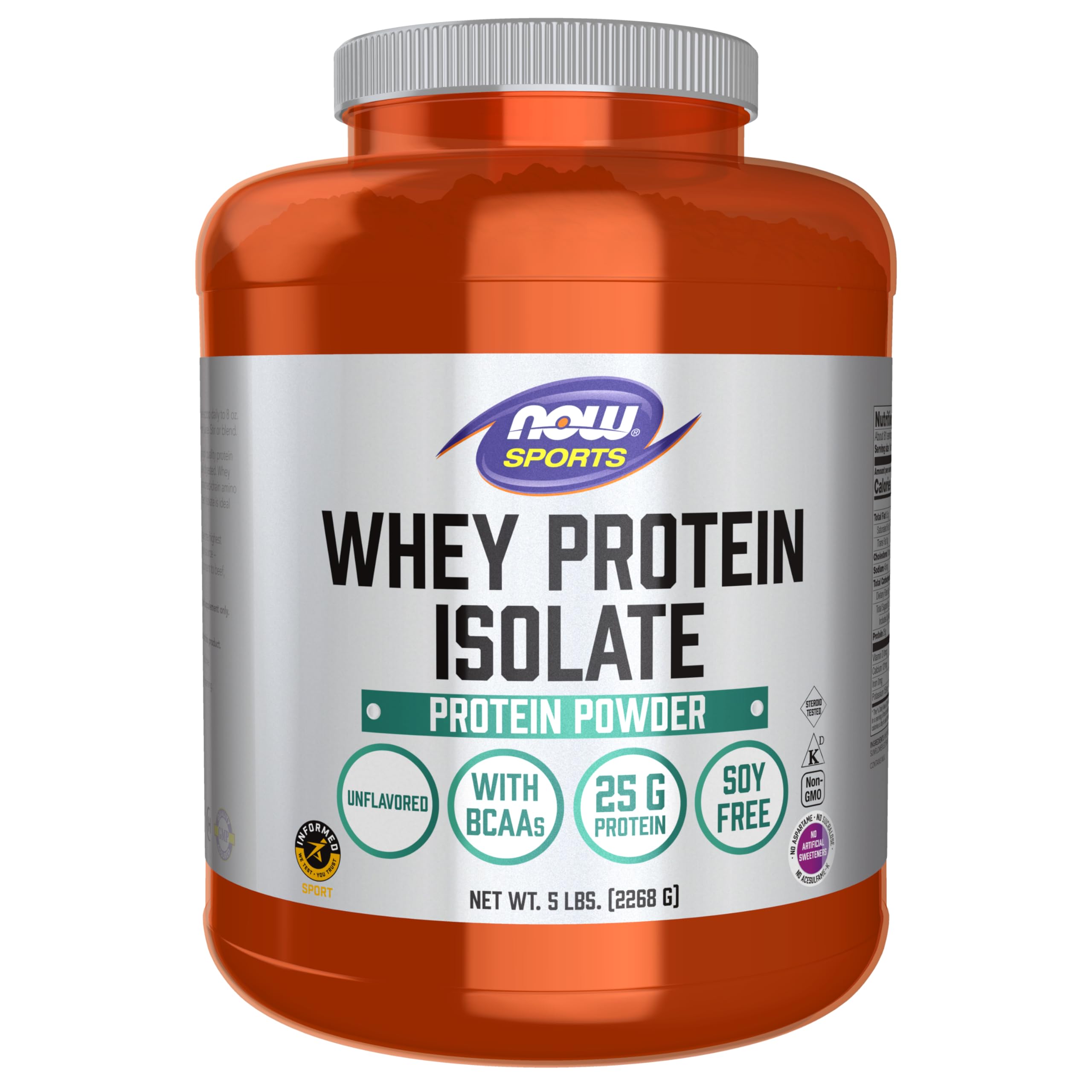 Proteína De Suero Aislada Now Foods Sports Nutrition, 2,27 Kg - Venta Internacional.