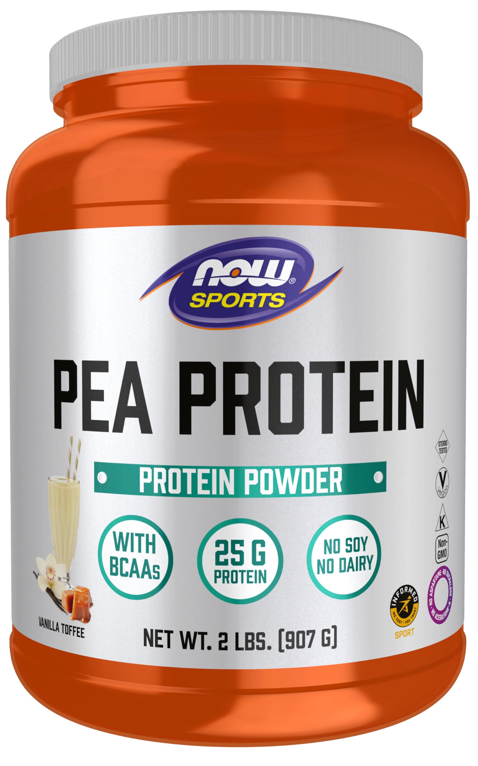 Foto 2 pulgar | Proteína En Polvo Now Foods Sports Nutrition Guisante, 25 G, Vainilla - Venta Internacional.