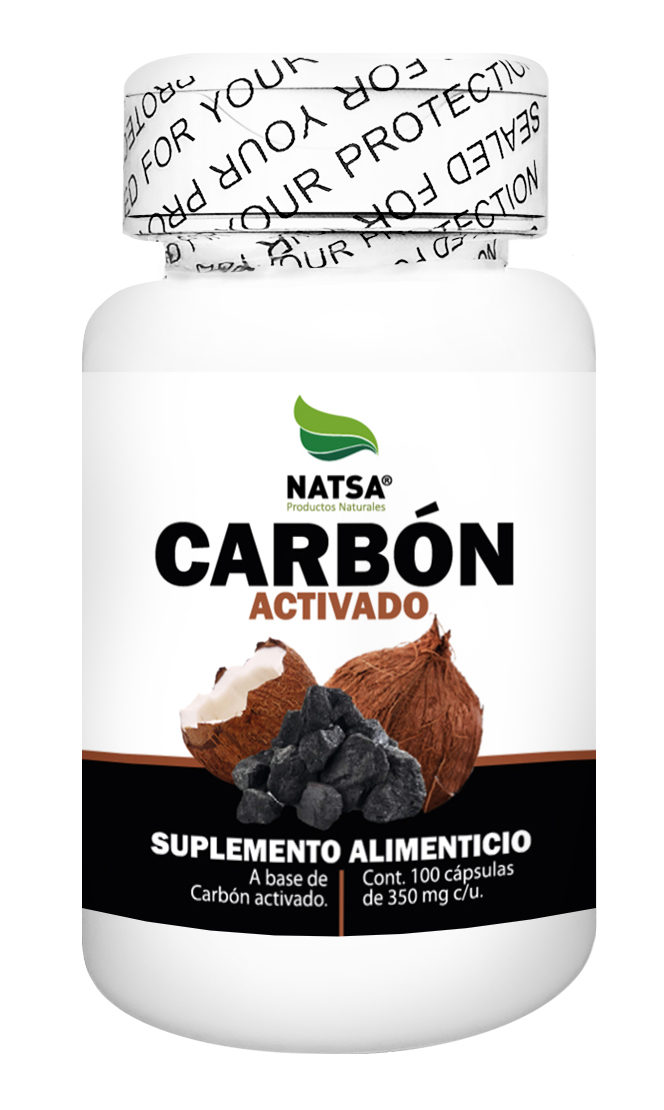 Carbón Activado Natsa 100 Cápsulas