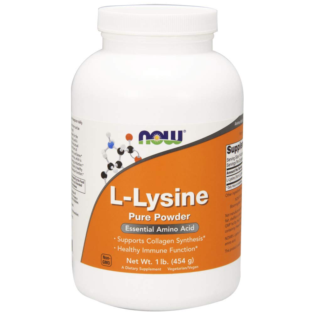 Foto 1 | Suplemento Now Foods, Clorhidrato De L-lisina En Polvo, 454 G - Venta Internacional.