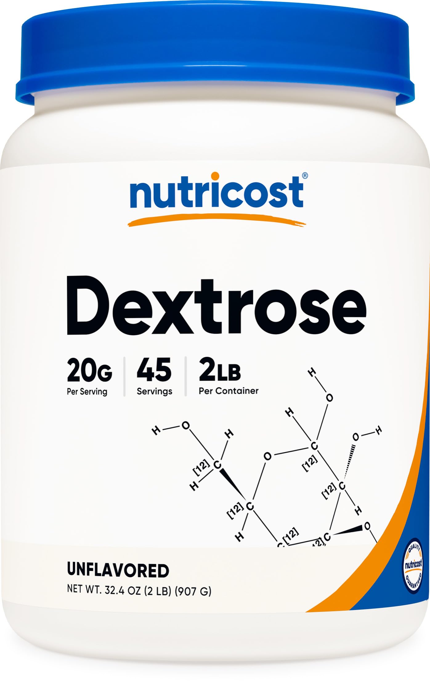 Foto 2 pulgar | Dextrosa En Polvo Nutricost 1 Kg, Sin Ogm, Sin Gluten - Venta Internacional.