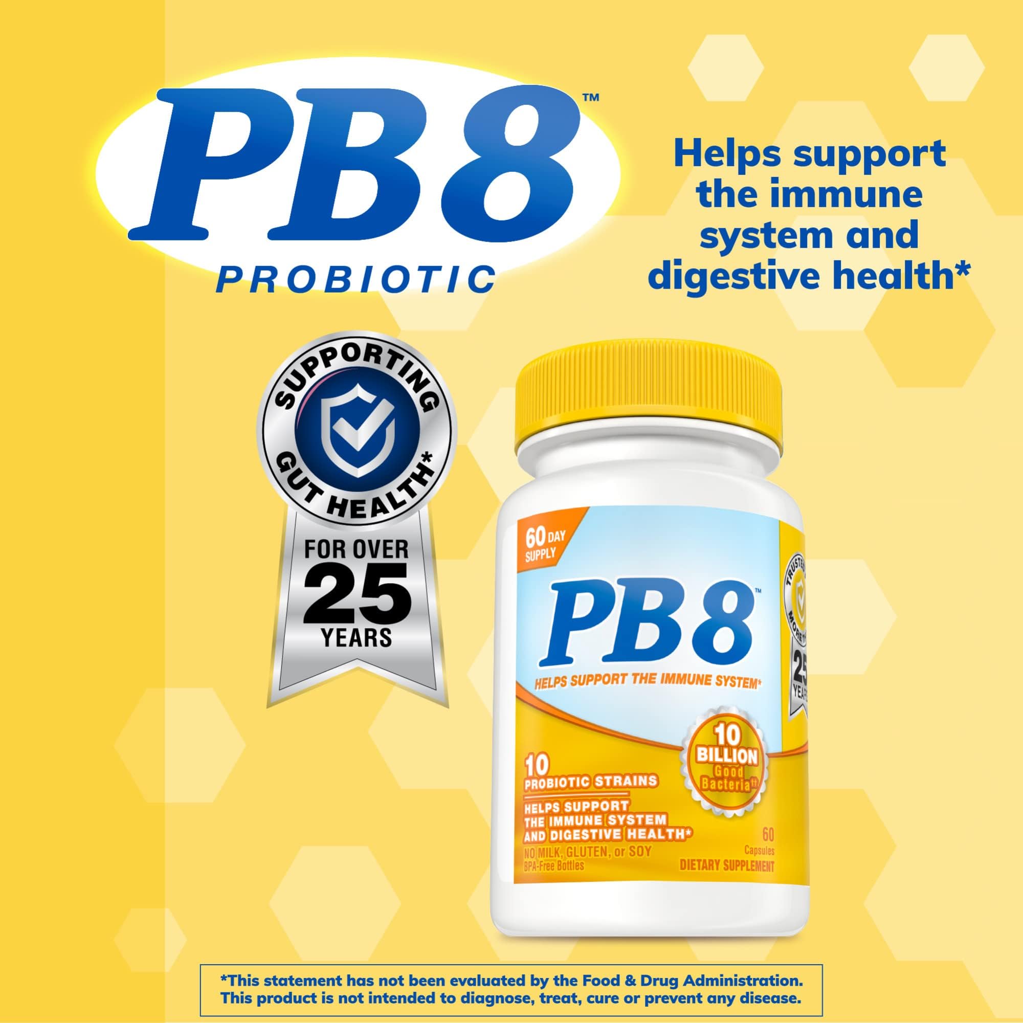 Foto 5 pulgar | Probiótico Supplement Nutrition Now Pb 8 60 Cápsulas - Venta Internacional.