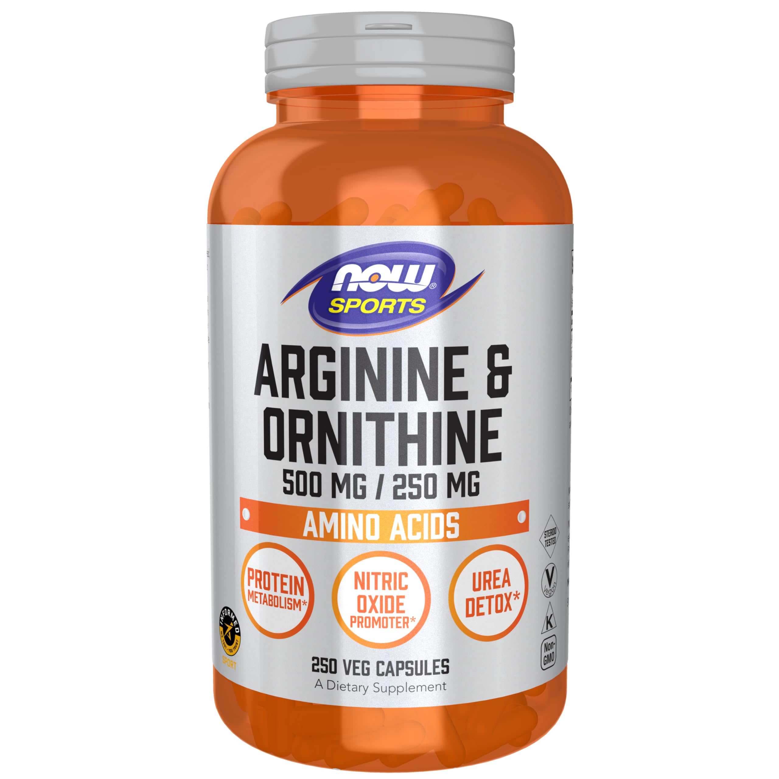 Foto 1 | Supplement Now Foods Sports Nutrition Arginina Y Ornitina - Venta Internacional.