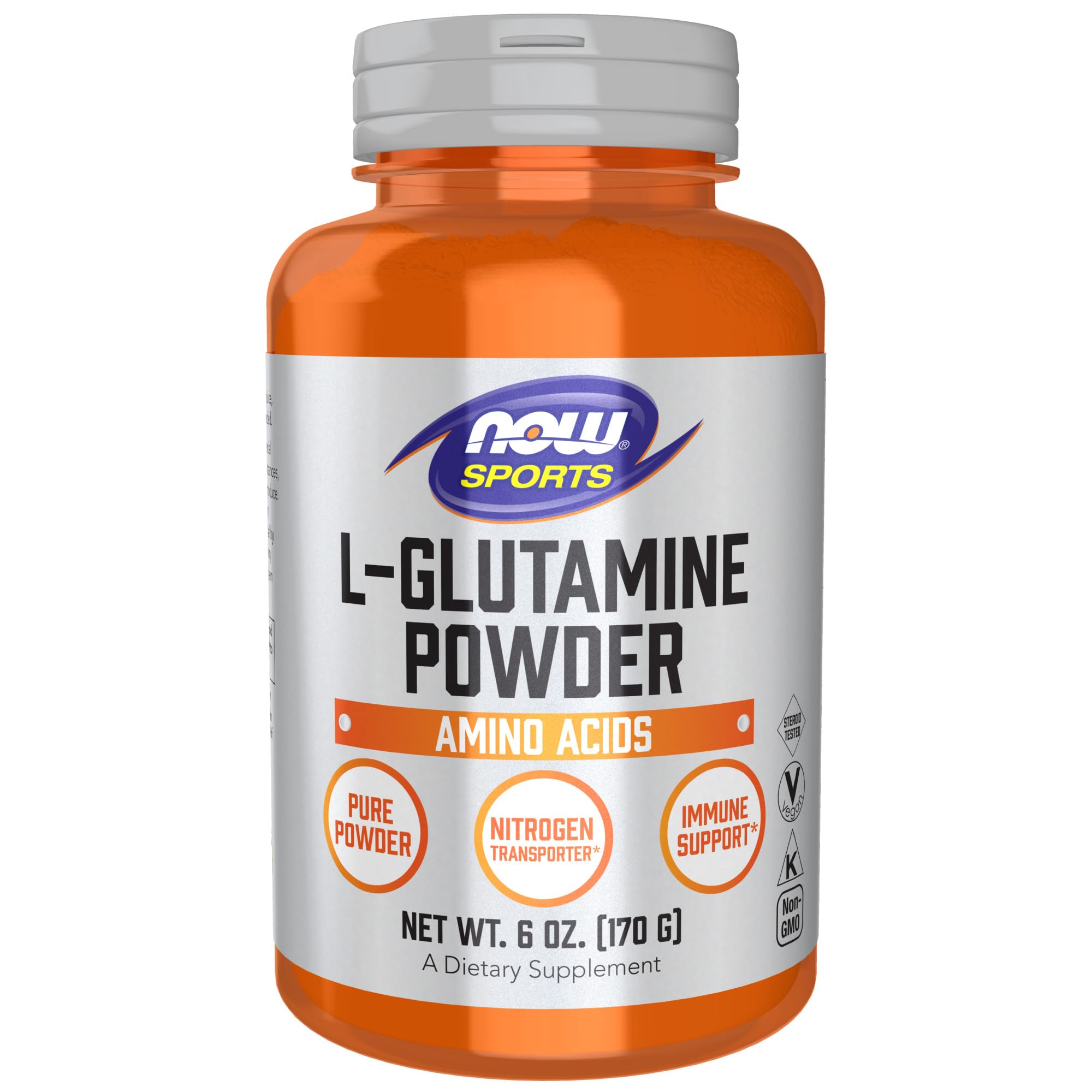 Foto 2 pulgar | Suplemento Now Foods L-glutamina En Polvo Puro, 180 Ml - Venta Internacional.