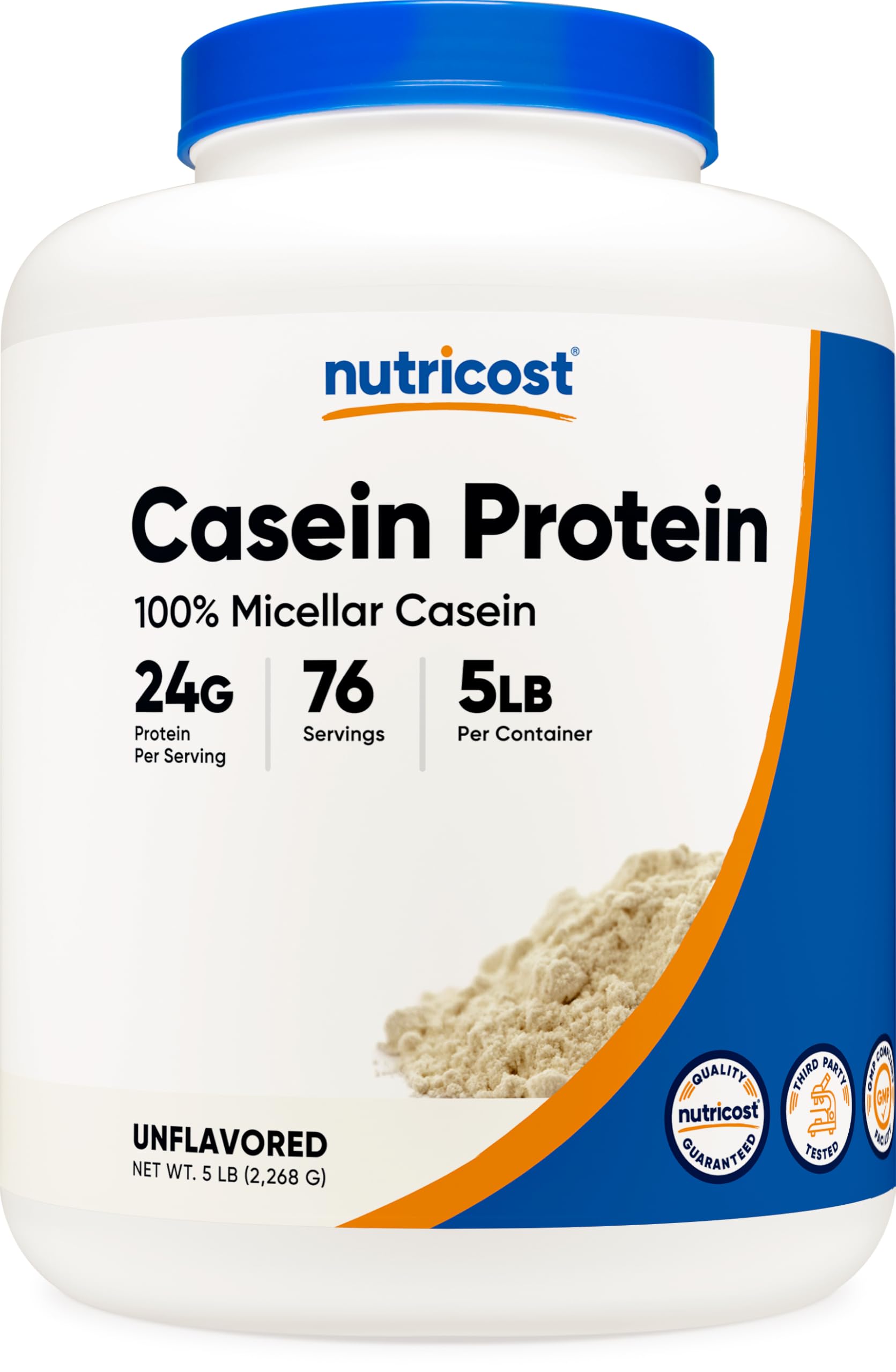 Foto 2 pulgar | Proteína En Polvo Nutricost Caseína Micelar 2,27 Kg Sin Ogm - Venta Internacional.