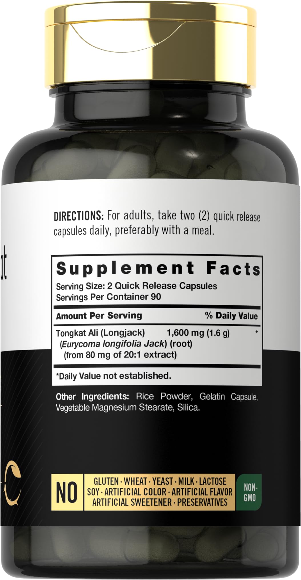 Foto 3 pulgar | Suplemento Carlyle Tongkat Ali 1600 Mg 180 Cápsulas - Venta Internacional.