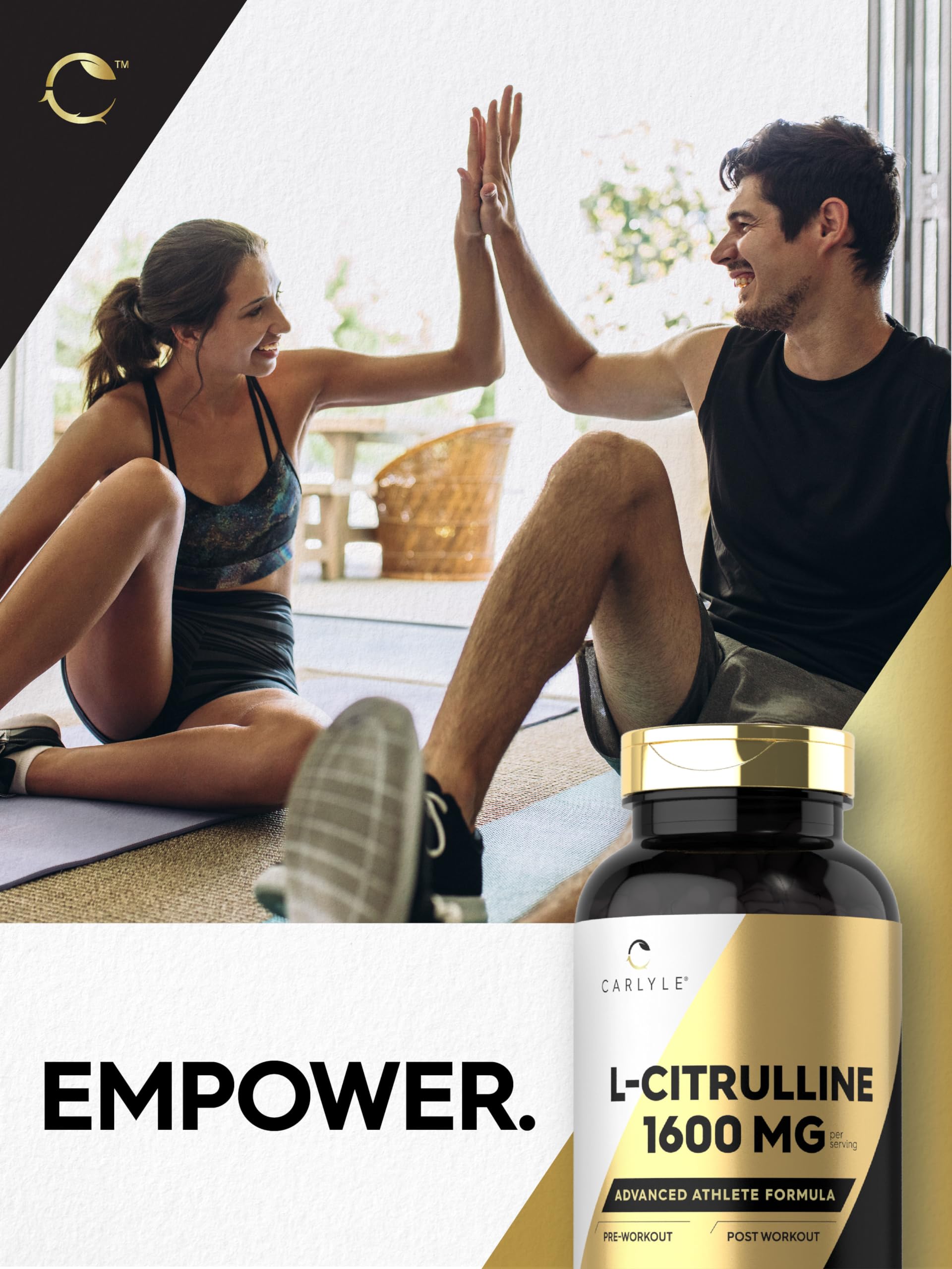 Foto 7 | Suplemento Carlyle, Cápsulas De L-citrulina, 1600 Mg, 200 Unidades - Venta Internacional.