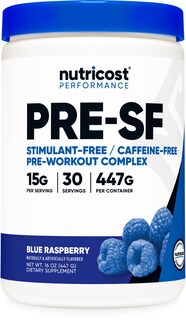 Foto 1 | 30 Porciones De Frambuesa Azul Nutricost Stim-free Para Antes Del Entrenamiento - Venta Internacional.