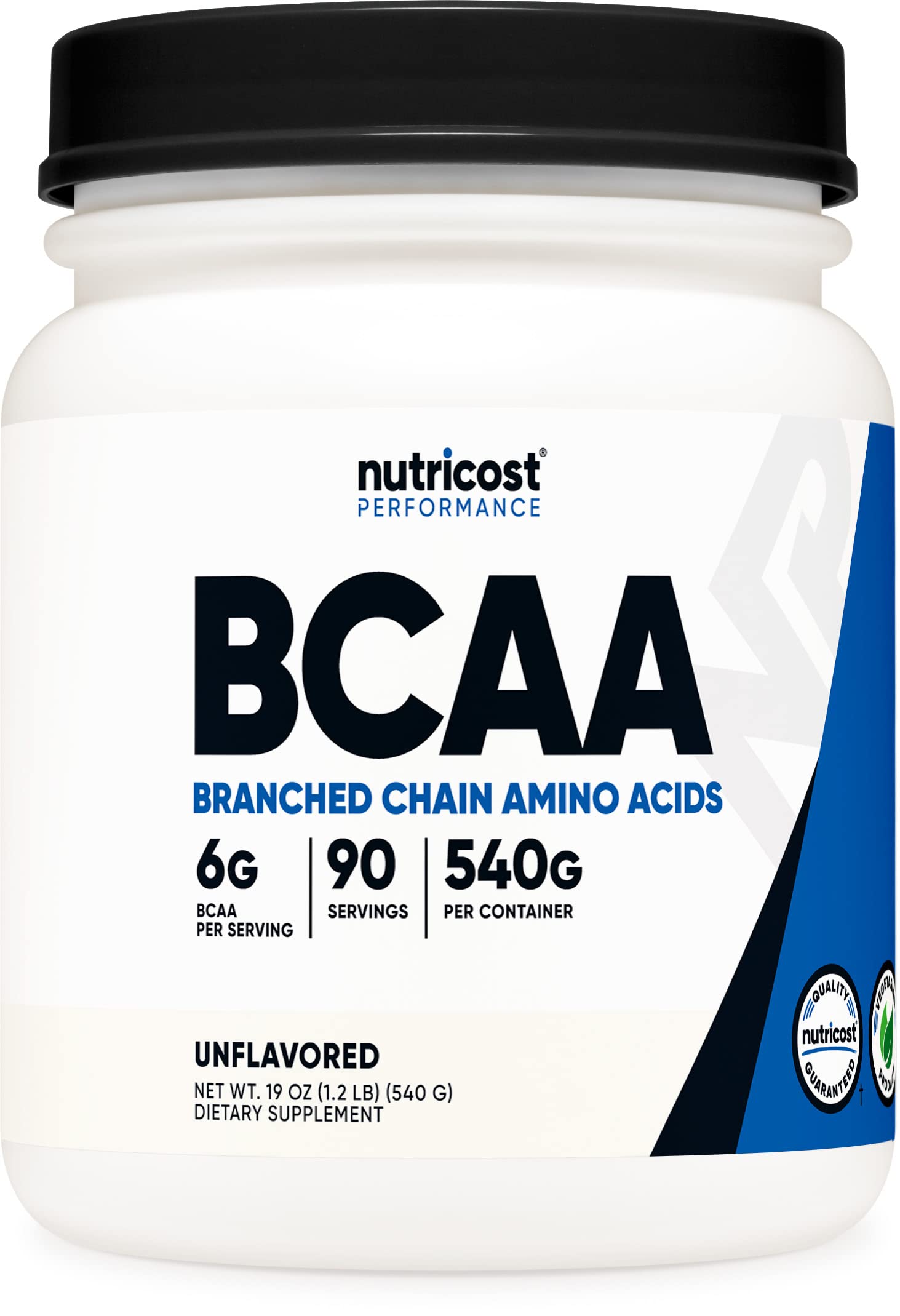 Foto 2 pulgar | Suplemento Nutricost Bcaa En Polvo 2:1:1 90 Porciones Sin Sabor - Venta Internacional.