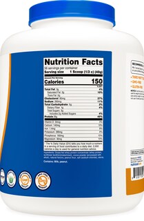 Foto 5 | Proteína En Polvo Nutricost, Chocolate Con Suero De Leche Y Cacahuete Alimentados Con Pasto, 2,27 Kg - Venta Interna