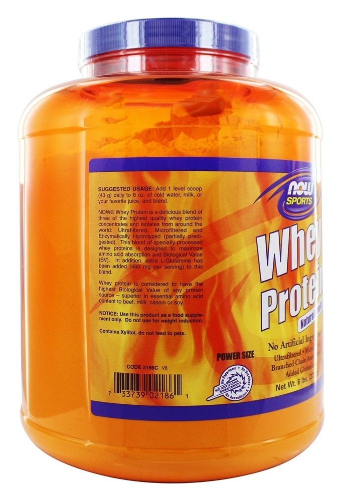 Foto 4 pulgar | Proteína En Polvo Now Foods Whey Economy Vanilla 2,27 Kg - Venta Internacional.