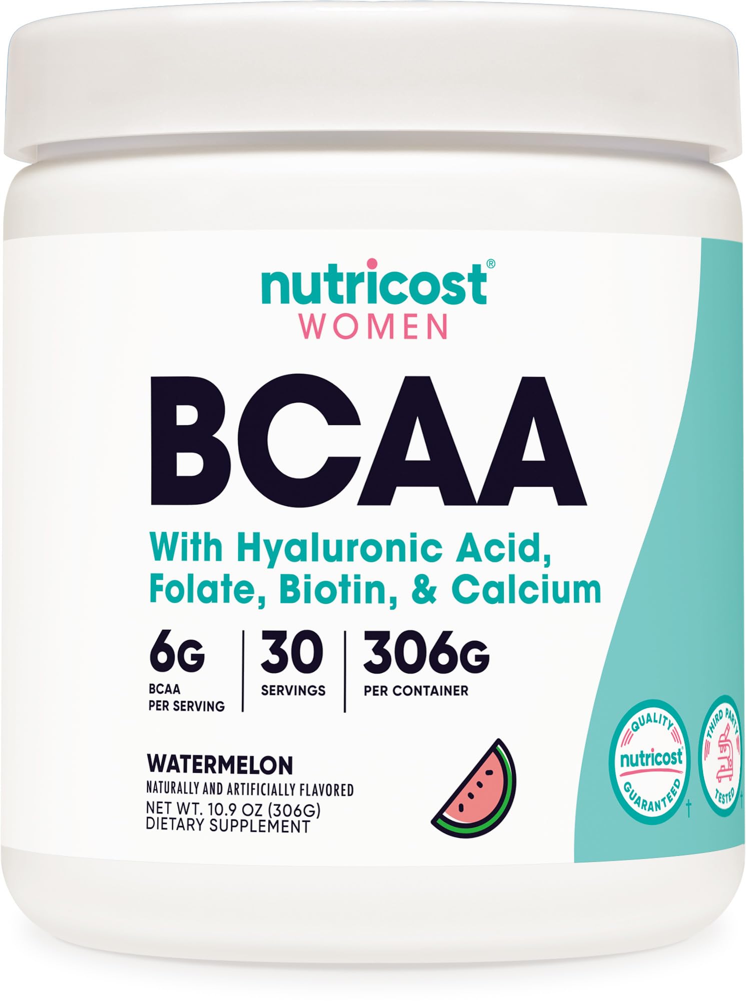Suplemento Nutricost Bcaa Para Mujer, Sandía, 30 Porciones - Venta Internacional.