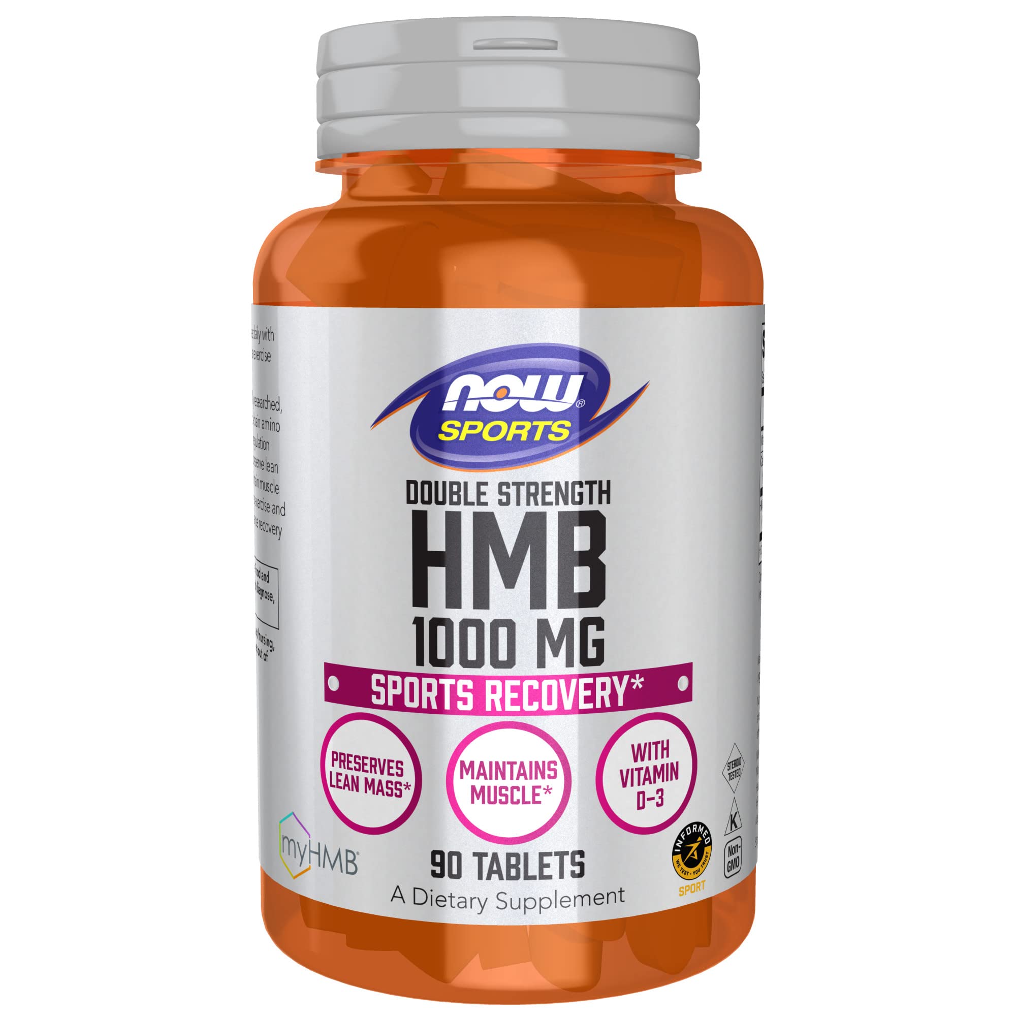 Foto 2 pulgar | Suplemento Now Sports Nutrition Hmb Double Strength, 1 G, 90 Comprimidos - Venta Internacional.