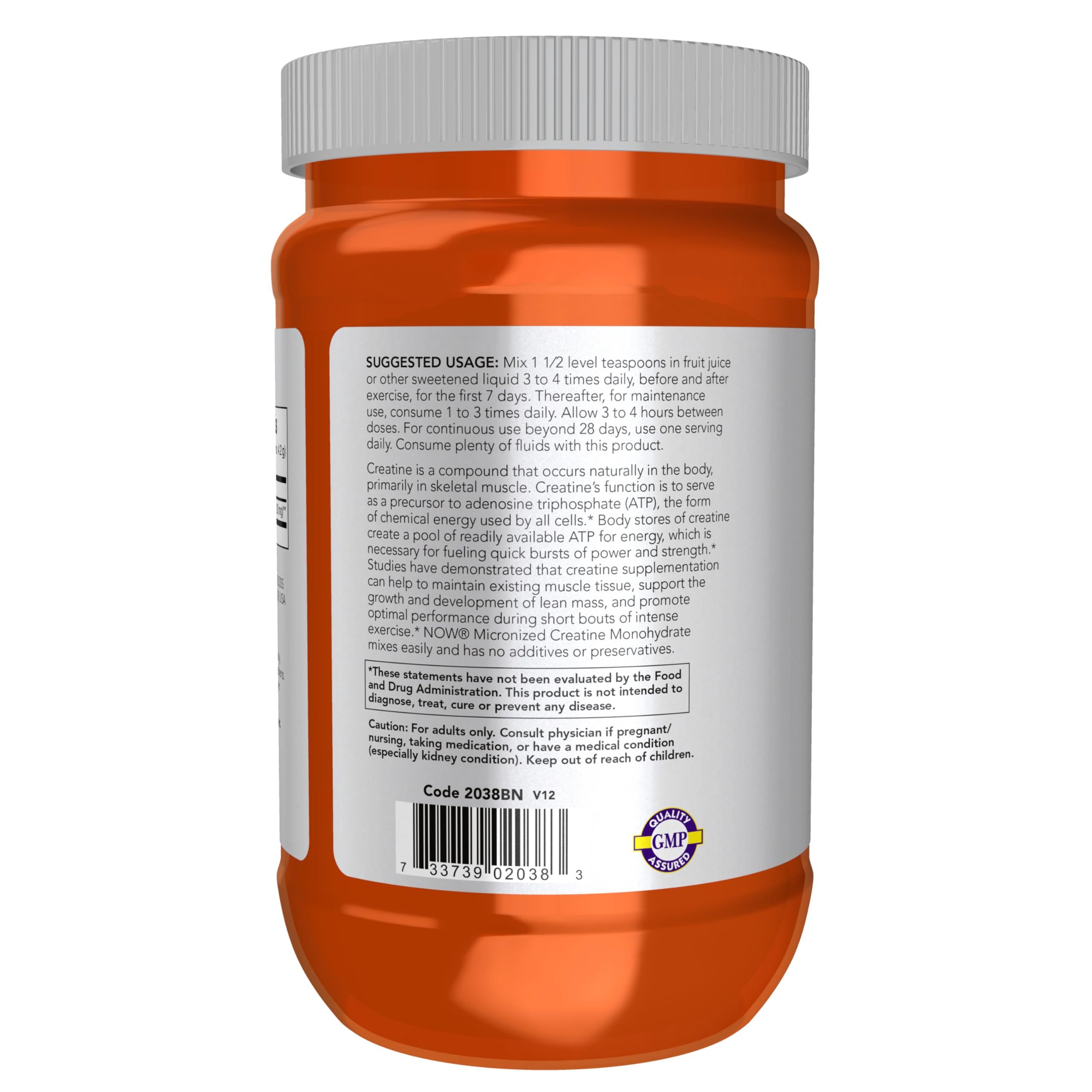Foto 3 | Polvo De Creatina Micronizada Supplement Now 500 G - Venta Internacional.