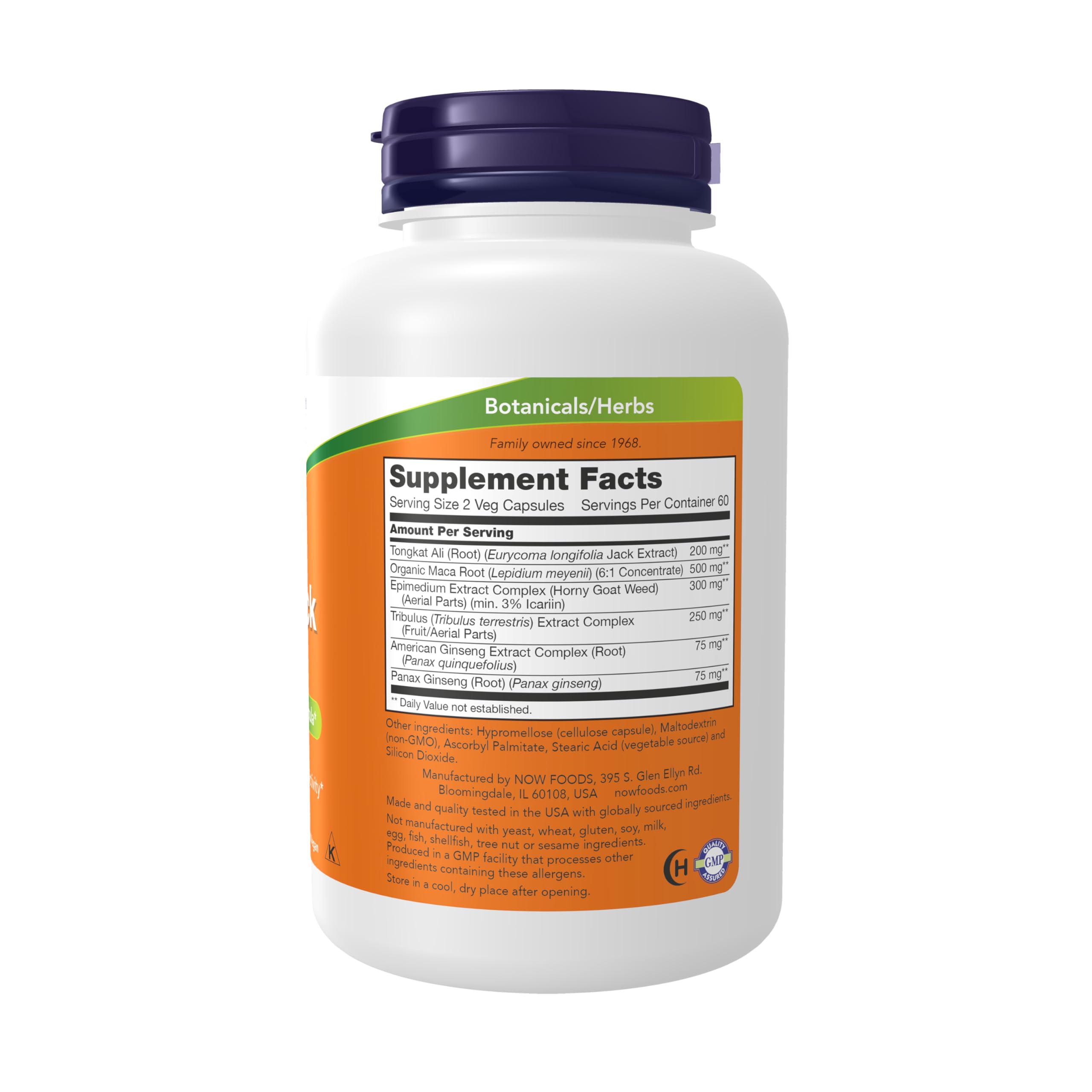 Foto 3 pulgar | Suplementos Now Foods Testojack 200 Con Tongkat Ali 120 Cápsulas - Venta Internacional.